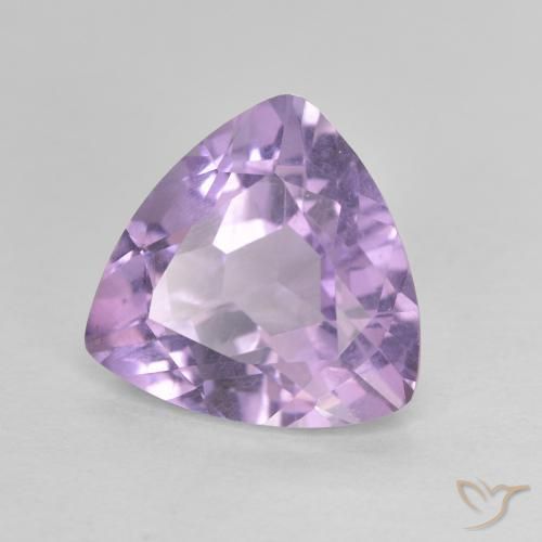Ametista Iris Violetta naturale da 2.78 ct, Taglio trillion, VVS-VS
