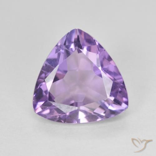 2.74ct Naturale Rosa viola medio Ametista, Taglio trillion, VVS-VS