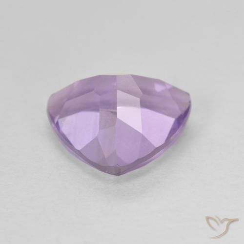 Ametista Rosa viola medio naturale da 2.74 ct, Taglio trillion, VVS-VS