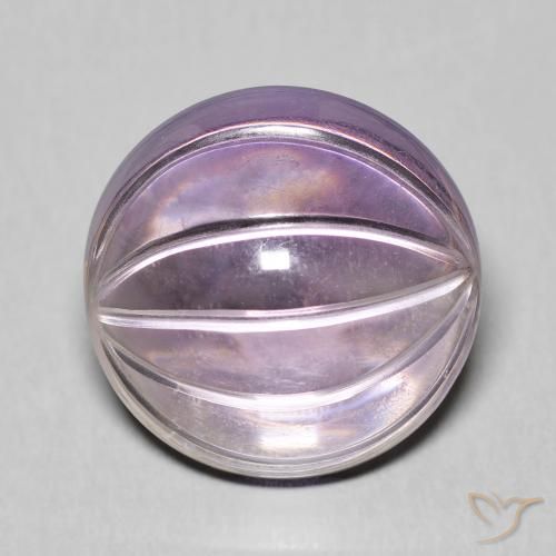 10.21ct Naturale Viola chiaro-medio Ametista, Ovale, Trasparente