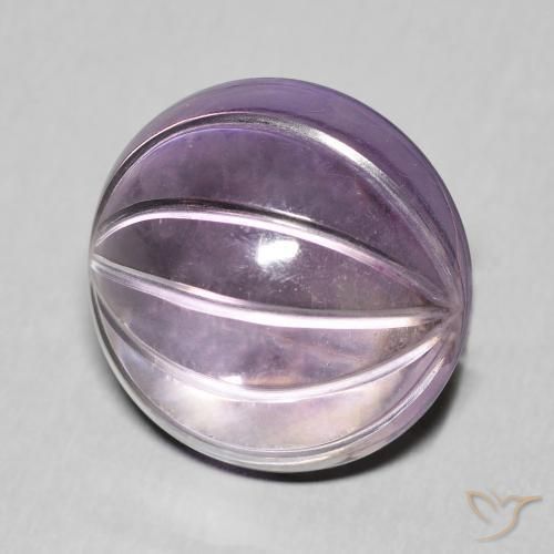 Ametista Viola chiaro-medio naturale da 10.21 ct, Ovale, Trasparente