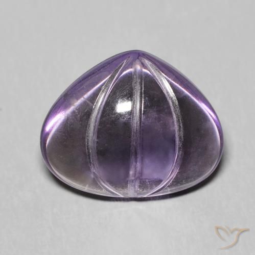 5.85ct Naturale violaceo Ametista, Forma a pera, Trasparente