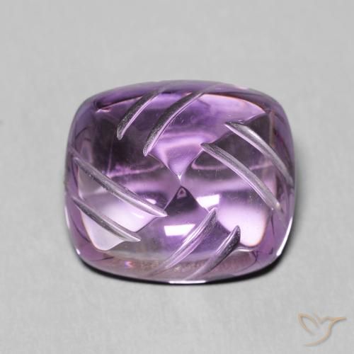 6.81ct Naturale Medium Light Purplish-Violet Ametista, Taglio a fantasia, Trasparente