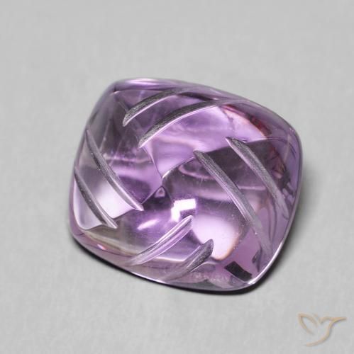 Ametista Medium Light Purplish-Violet naturale da 6.81 ct, Taglio a fantasia, Trasparente