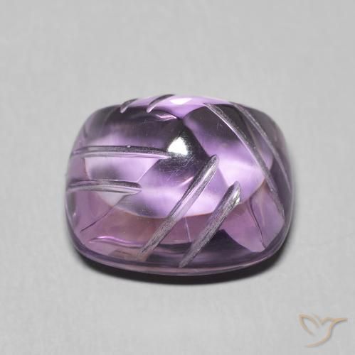 Ametista Medium Light Purplish-Violet naturale da 6.81 ct, Taglio a fantasia, Trasparente