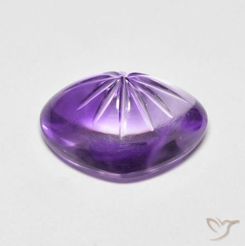 Ametista Viola medio naturale da 5.99 ct, Cuore, Trasparente