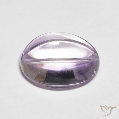 Ametista Viola Iris Chiaro naturale da 5.44 ct, Ovale, Trasparente