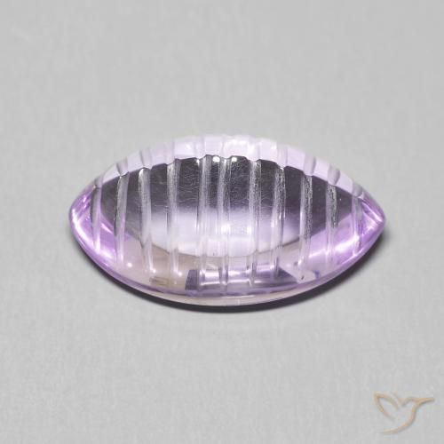 Ametista Iris Violetta naturale da 6.61 ct, Taglio marquise, Trasparente