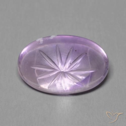 5.61ct Naturale Iris Violetta Ametista, Ovale, Trasparente