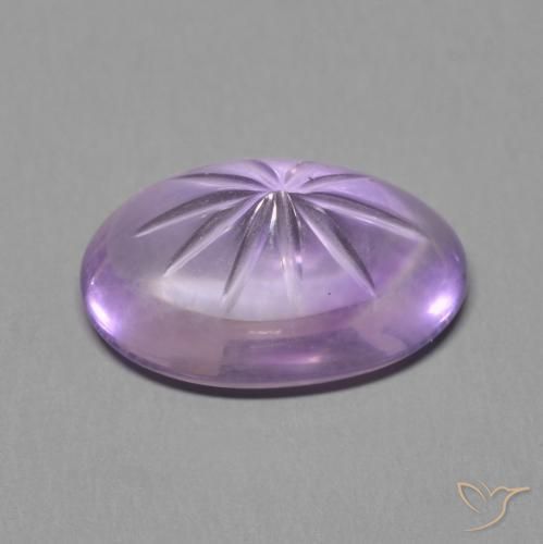 Ametista Iris Violetta naturale da 5.61 ct, Ovale, Trasparente