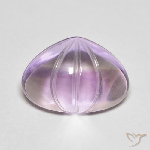 5.90ct Naturale Viola medio Ametista, Forma a pera, Trasparente