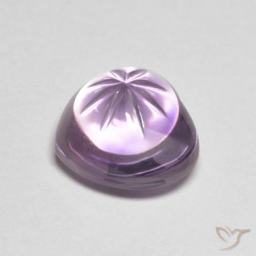 Ametista Deep Iris Violetta naturale da 4.57 ct, Cuore, Trasparente