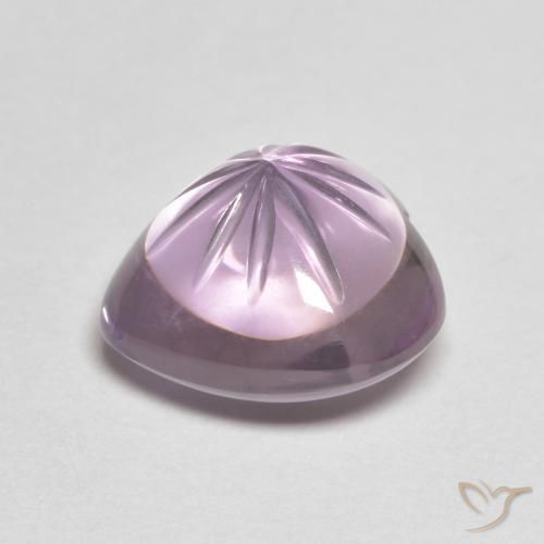 Ametista Iris Violetta naturale da 5.76 ct, Cuore, Trasparente
