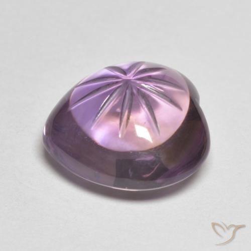 Ametista Sangria Violetta naturale da 6.90 ct, Cuore, Trasparente