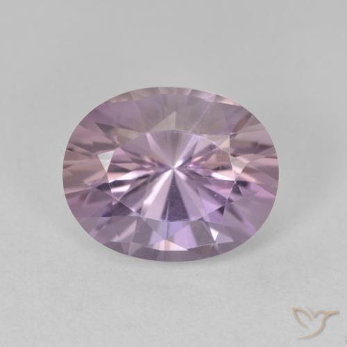 3.53ct Naturale Viola chiaro Ametista, Ovale, VVS