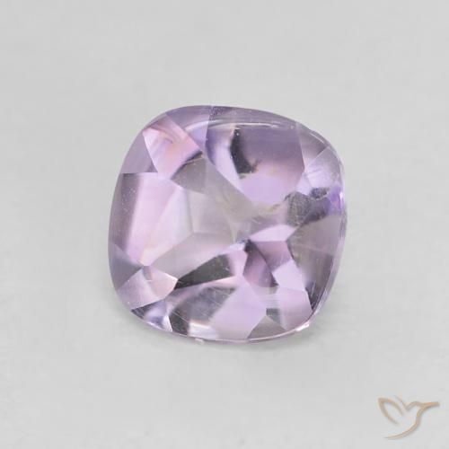 Ametista Viola tendente al rosa naturale da 0.56 ct, Cuscino, Trasparente