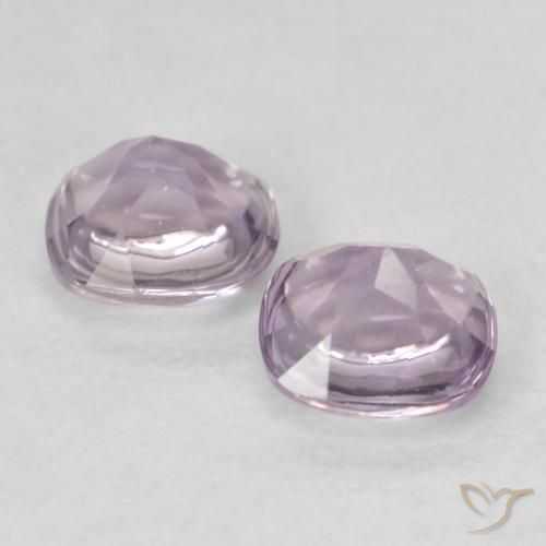 Gemme di Ametista Rosa violaceo Bianco naturale da 1.04 ct, Cuscino, Trasparente
