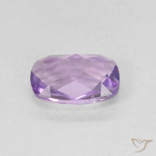 Ametista Viola medio naturale da 0.85 ct, Cuscino, VVS