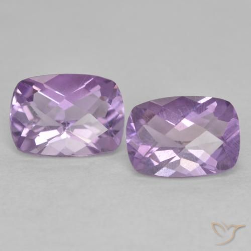 1.74ctw Naturale Viola tendente al rosa Ametista, Cuscino, VVS-VS