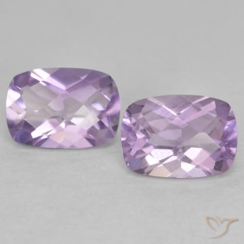 1.71ctw Naturale Viola medio Ametista, Cuscino, VVS-VS