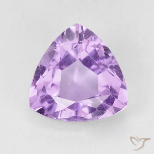 3.26ct Naturale Viola Iris Rosato Ametista, Taglio trillion, VVS-VS
