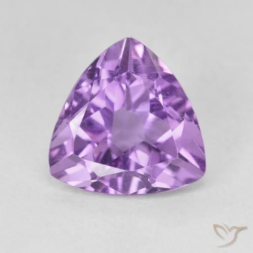 2.89ct Naturale Viola violaceo medio Ametista, Taglio trillion, VVS-VS