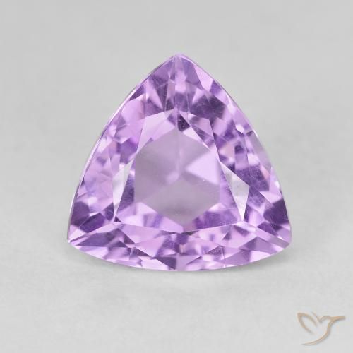 3.01ct Naturale Viola violaceo medio Ametista, Taglio trillion, VVS-VS