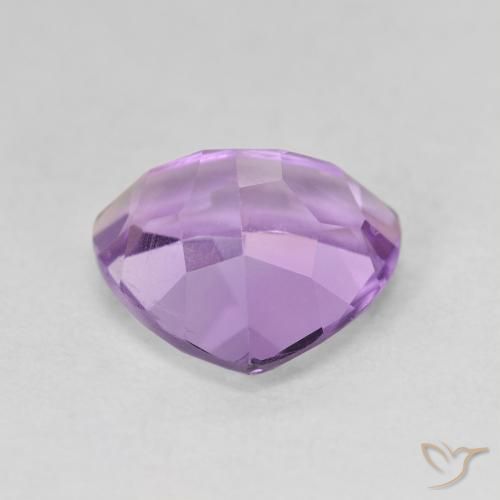 Ametista violaceo naturale da 2.91 ct, Taglio trillion, VVS-VS