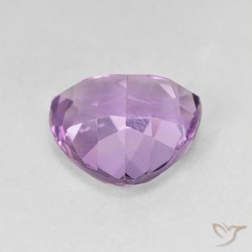 Ametista violaceo naturale da 2.99 ct, Taglio trillion, VVS-VS