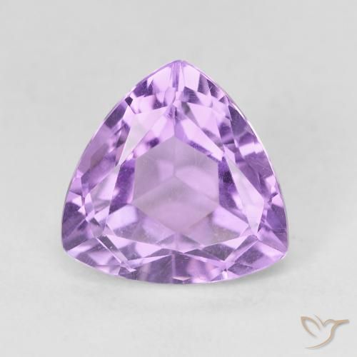 3.23ct Naturale Viola violaceo medio Ametista, Taglio trillion, VVS-VS