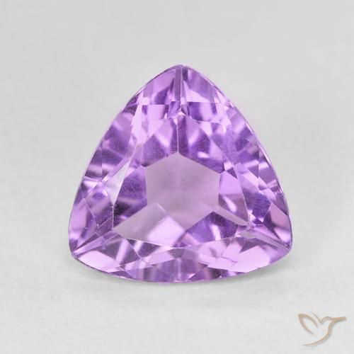 2.75ct Naturale Viola medio Ametista, Taglio trillion, VVS-VS