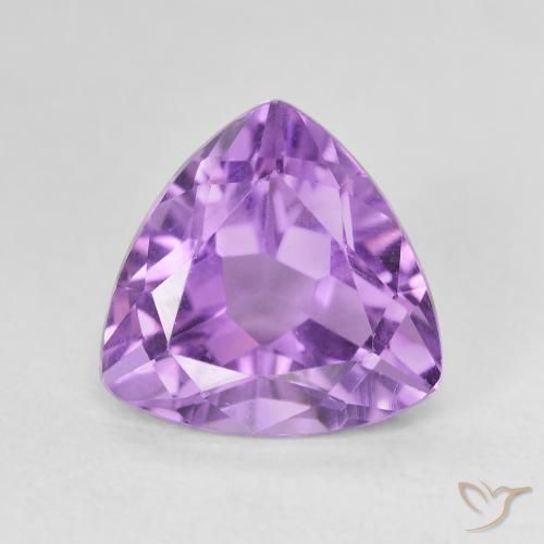 3.06ct Naturale Iris Violetta Ametista, Taglio trillion, VVS-VS