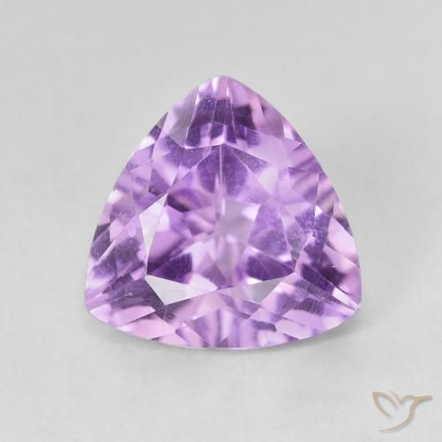 3.00ct Naturale Viola medio Ametista, Taglio trillion, VVS-VS