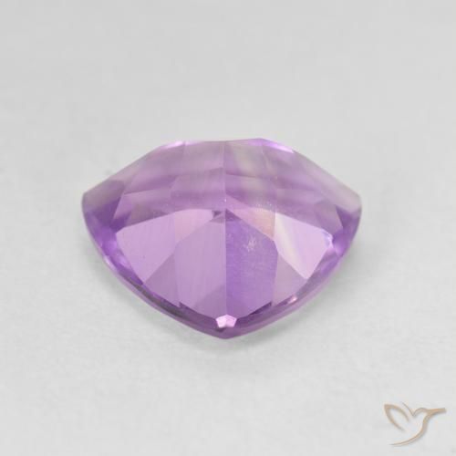 Ametista Iris Violetta naturale da 2.82 ct, Taglio trillion, VVS-VS