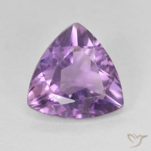 2.59ct Naturale Viola scuro Ametista, Taglio trillion, VVS-VS