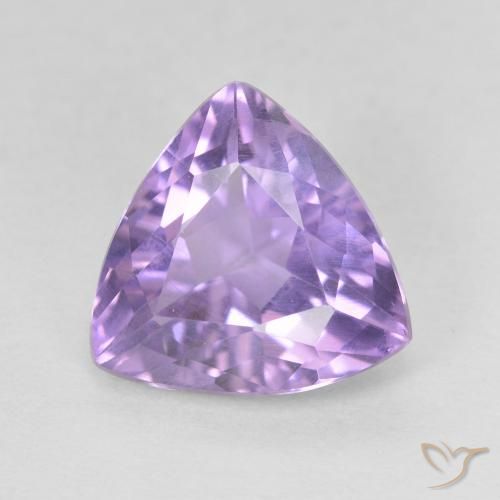 2.69ct Naturale Viola chiaro Ametista, Taglio trillion, VS