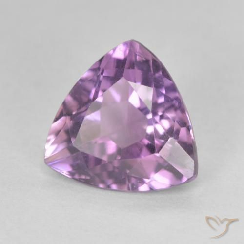 Ametista Viola scuro naturale da 2.72 ct, Taglio trillion, VS