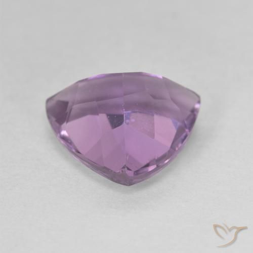 Ametista Viola scuro naturale da 2.72 ct, Taglio trillion, VS