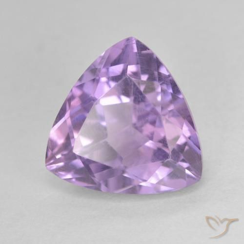 3.07ct Naturale Viola scuro Ametista, Taglio trillion, VS