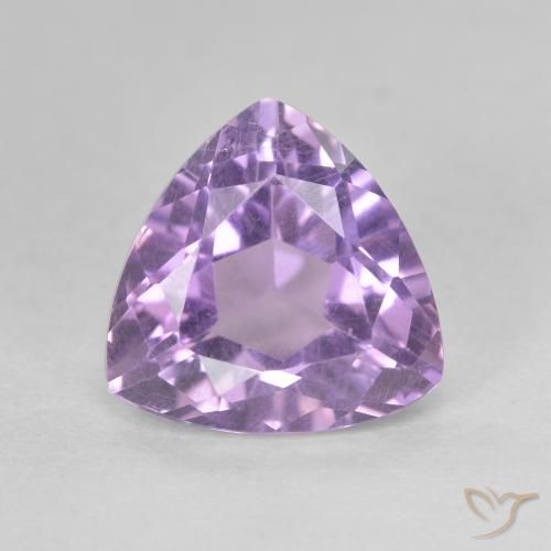 3.01ct Naturale Viola medio Ametista, Taglio trillion, VS
