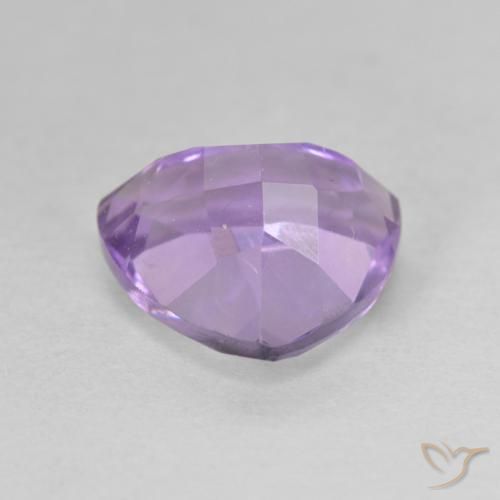 Ametista Viola medio naturale da 3.01 ct, Taglio trillion, VS