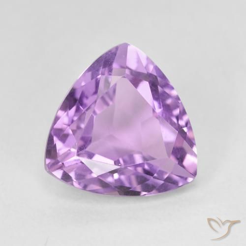 2.93ct Naturale violaceo Ametista, Taglio trillion, VVS-VS