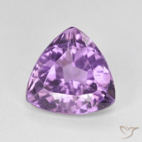 2.91ct Naturale Viola medio Ametista, Taglio trillion, VVS-VS