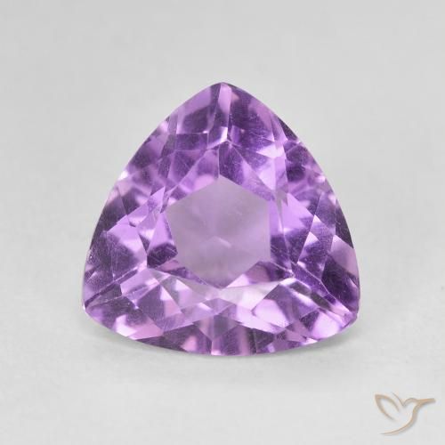 2.75ct Naturale Viola medio Ametista, Taglio trillion, VVS-VS