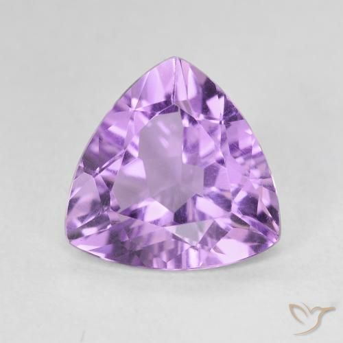 2.75ct Naturale Viola medio Ametista, Taglio trillion, VVS-VS