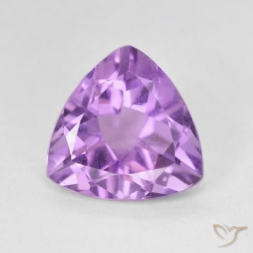 2.70ct Naturale Viola rosa medio Ametista, Taglio trillion, VVS-VS