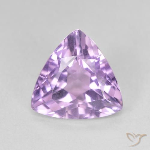 2.78ct Naturale Viola Iris Rosato Ametista, Taglio trillion, VVS-VS