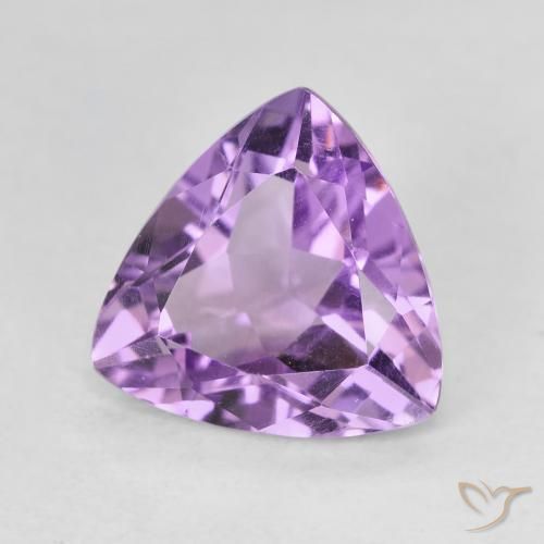 Ametista Iris Violetta naturale da 2.71 ct, Taglio trillion, VVS-VS