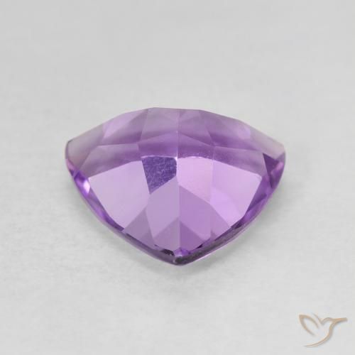 Ametista Iris Violetta naturale da 2.71 ct, Taglio trillion, VVS-VS