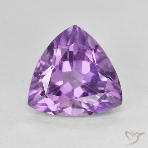 2.82ct Naturale Iris Violetta Ametista, Taglio trillion, VVS-VS